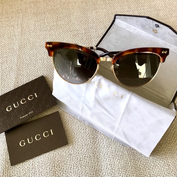 NWT Gucci GG 4283/S CRXHA Cateye Sunglasses - Picture 1 of 10